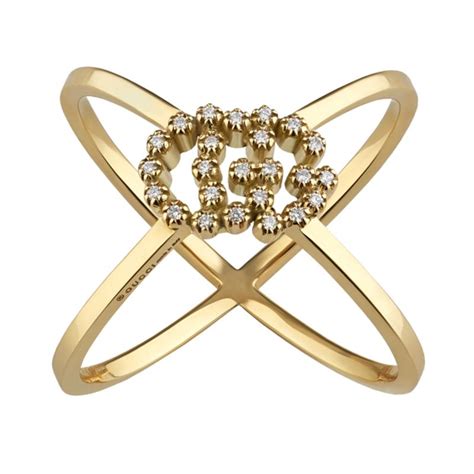 ybc582548001016 gucci|GG Running 18ct Yellow Gold Diamond Ring .